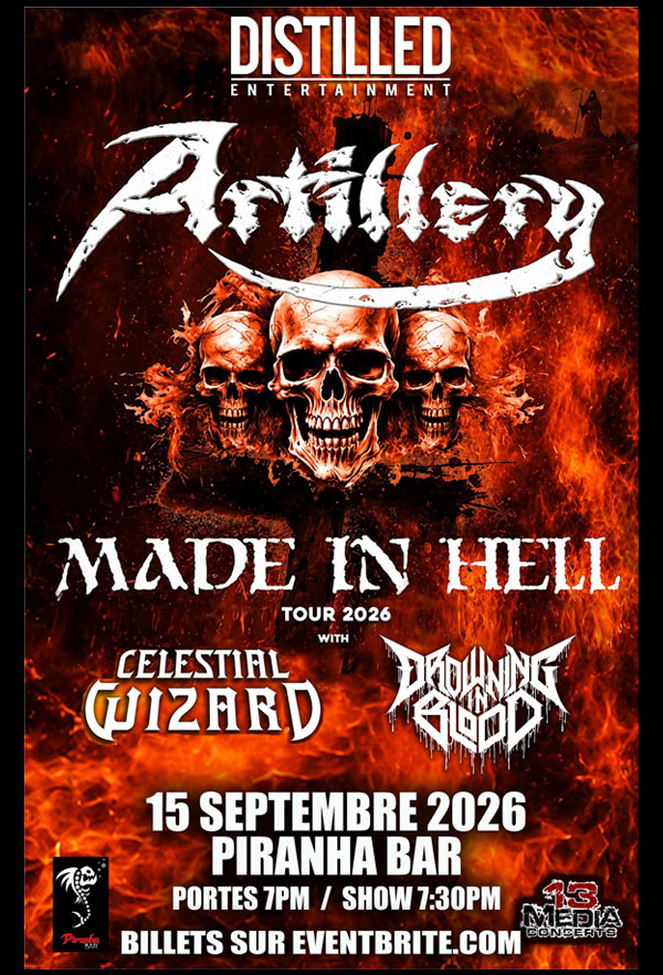 Avril 2024 - ARTILLERY Poster
