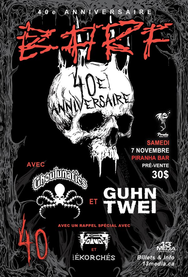 Novembre 2026 - BARF Poster
