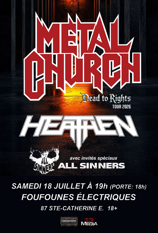 Novembre 2026 - METAL CHURCH
